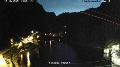 immagine della webcam nei dintorni di Campertogno: webcam Rimasco