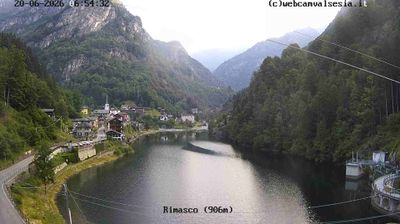 immagine della webcam nei dintorni di Alagna Valsesia: webcam Rimasco