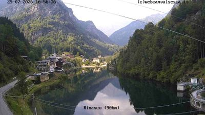 immagine della webcam nei dintorni di Riva Valdobbia: webcam Rimasco