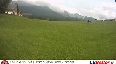 immagine della webcam nei dintorni di Lago Santa Croce (alto): webcam Tambre
