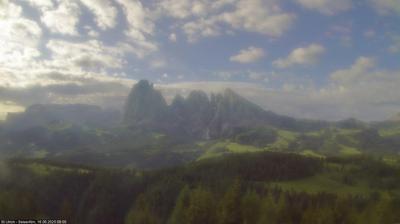 Preview delle webcam di Fiè allo Sciliar › Sud: Langkofel - Alpe di Siusi