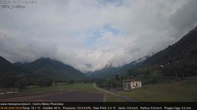 immagine della webcam nei dintorni di Montoso: webcam Villar Pellice