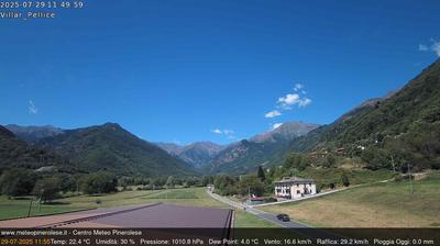 immagine della webcam nei dintorni di Ostana: webcam Villar Pellice