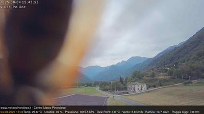 immagine della webcam nei dintorni di Bobbio Pellice: webcam Villar Pellice
