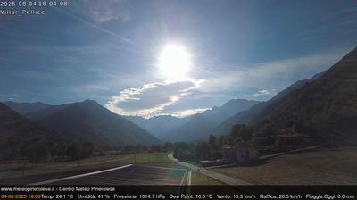 immagine della webcam nei dintorni di Pinasca: webcam Villar Pellice