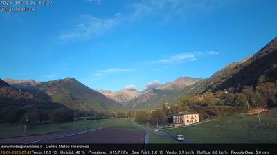 immagine della webcam nei dintorni di Chesal: webcam Villar Pellice