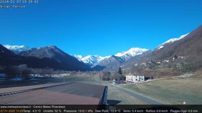 immagine della webcam nei dintorni di Pian Mune': webcam Villar Pellice