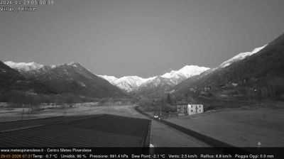 immagine della webcam nei dintorni di Crissolo Pian della Regina: webcam Villar Pellice