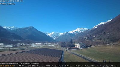 immagine della webcam nei dintorni di Crissolo Pian della Regina: webcam Villar Pellice