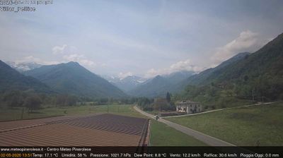 immagine della webcam nei dintorni di Montoso: webcam Villar Pellice