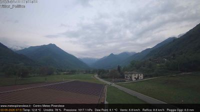 immagine della webcam nei dintorni di Cavour: webcam Villar Pellice