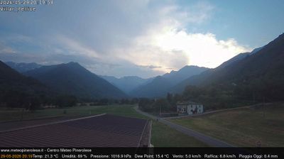 immagine della webcam nei dintorni di Conca Del Prà: webcam Villar Pellice