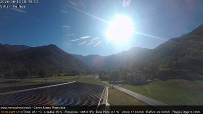 immagine della webcam nei dintorni di Crissolo: webcam Villar Pellice