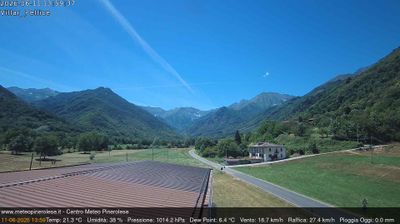 immagine della webcam nei dintorni di Rucas di Bagnolo: webcam Villar Pellice