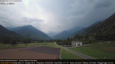 immagine della webcam nei dintorni di Montoso: webcam Villar Pellice
