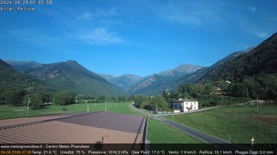 immagine della webcam nei dintorni di Oncino: webcam Villar Pellice