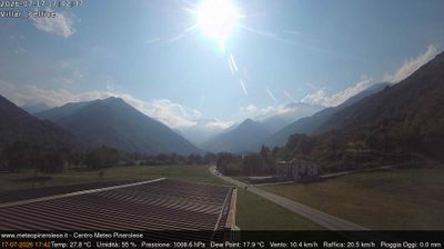 immagine della webcam nei dintorni di Pian Mune': webcam Villar Pellice