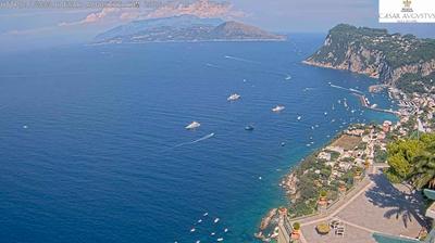 immagine della webcam nei dintorni di Isola di Vivara: webcam Anacapri