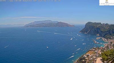 immagine della webcam nei dintorni di Isola di Vivara: webcam Anacapri