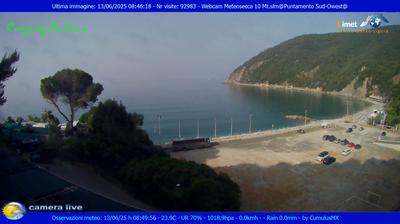 immagine della webcam nei dintorni di Borgo Val di Taro: webcam Moneglia
