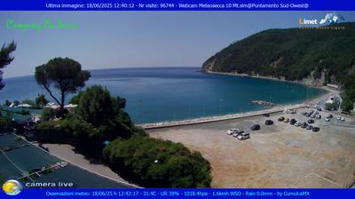 immagine della webcam nei dintorni di Zignago: webcam Moneglia