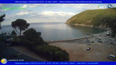 immagine della webcam nei dintorni di San Bernardo: webcam Moneglia