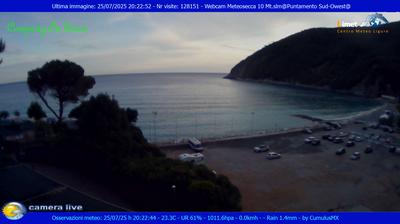immagine della webcam nei dintorni di Monterosso al Mare: webcam Moneglia