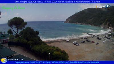 immagine della webcam nei dintorni di Vernazza: webcam Moneglia