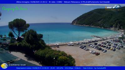immagine della webcam nei dintorni di Borgo Val di Taro: webcam Moneglia
