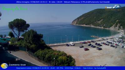 immagine della webcam nei dintorni di Carro: webcam Moneglia