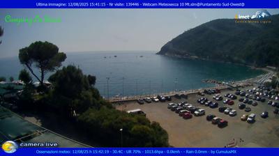 immagine della webcam nei dintorni di Chiavari: webcam Moneglia