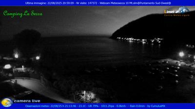 immagine della webcam nei dintorni di Monterosso al Mare: webcam Moneglia