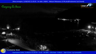 immagine della webcam nei dintorni di Monterosso al Mare: webcam Moneglia