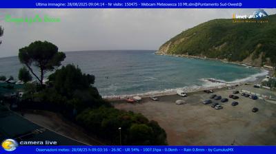 immagine della webcam nei dintorni di Chiavari: webcam Moneglia