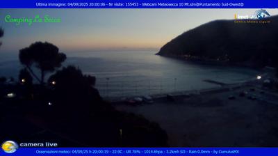 immagine della webcam nei dintorni di Borgo Val di Taro: webcam Moneglia