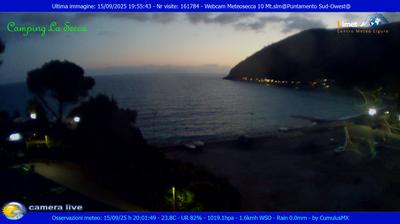 immagine della webcam nei dintorni di Sestri Levante: webcam Moneglia