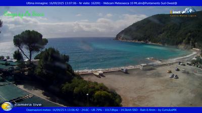immagine della webcam nei dintorni di Rapallo: webcam Moneglia