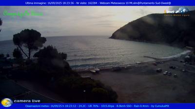 immagine della webcam nei dintorni di Zignago: webcam Moneglia