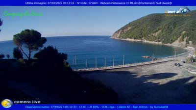 immagine della webcam nei dintorni di Chiavari: webcam Moneglia