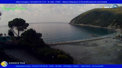 immagine della webcam nei dintorni di Carasco: webcam Moneglia