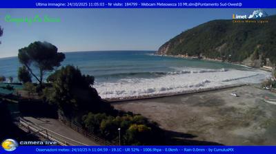 immagine della webcam nei dintorni di Chiavari: webcam Moneglia