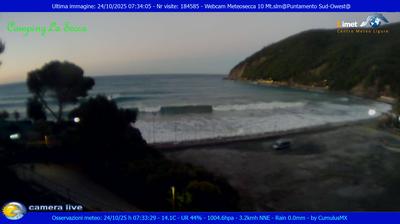 immagine della webcam nei dintorni di Levanto: webcam Moneglia