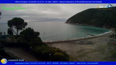 immagine della webcam nei dintorni di Sesta Godano: webcam Moneglia