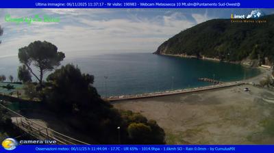 immagine della webcam nei dintorni di Bedonia: webcam Moneglia