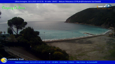 immagine della webcam nei dintorni di Bonassola: webcam Moneglia