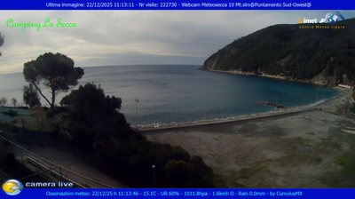 immagine della webcam nei dintorni di Sestri Levante: webcam Moneglia
