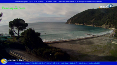 immagine della webcam nei dintorni di Varese Ligure: webcam Moneglia