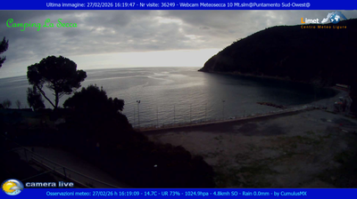 immagine della webcam nei dintorni di Borgo Val di Taro: webcam Moneglia