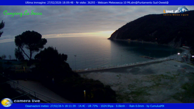 immagine della webcam nei dintorni di Carro: webcam Moneglia