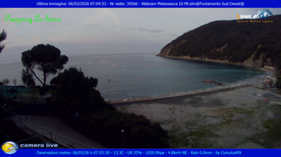 immagine della webcam nei dintorni di Monterosso al Mare: webcam Moneglia